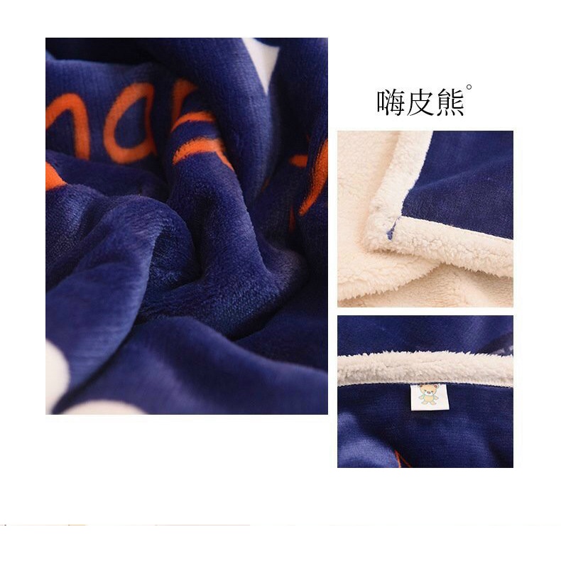 Chăn Lông Cừu Cho Bé - Mền Cho Bé Nhiều Hình Ngộ Nghĩnh 1m x 1m4