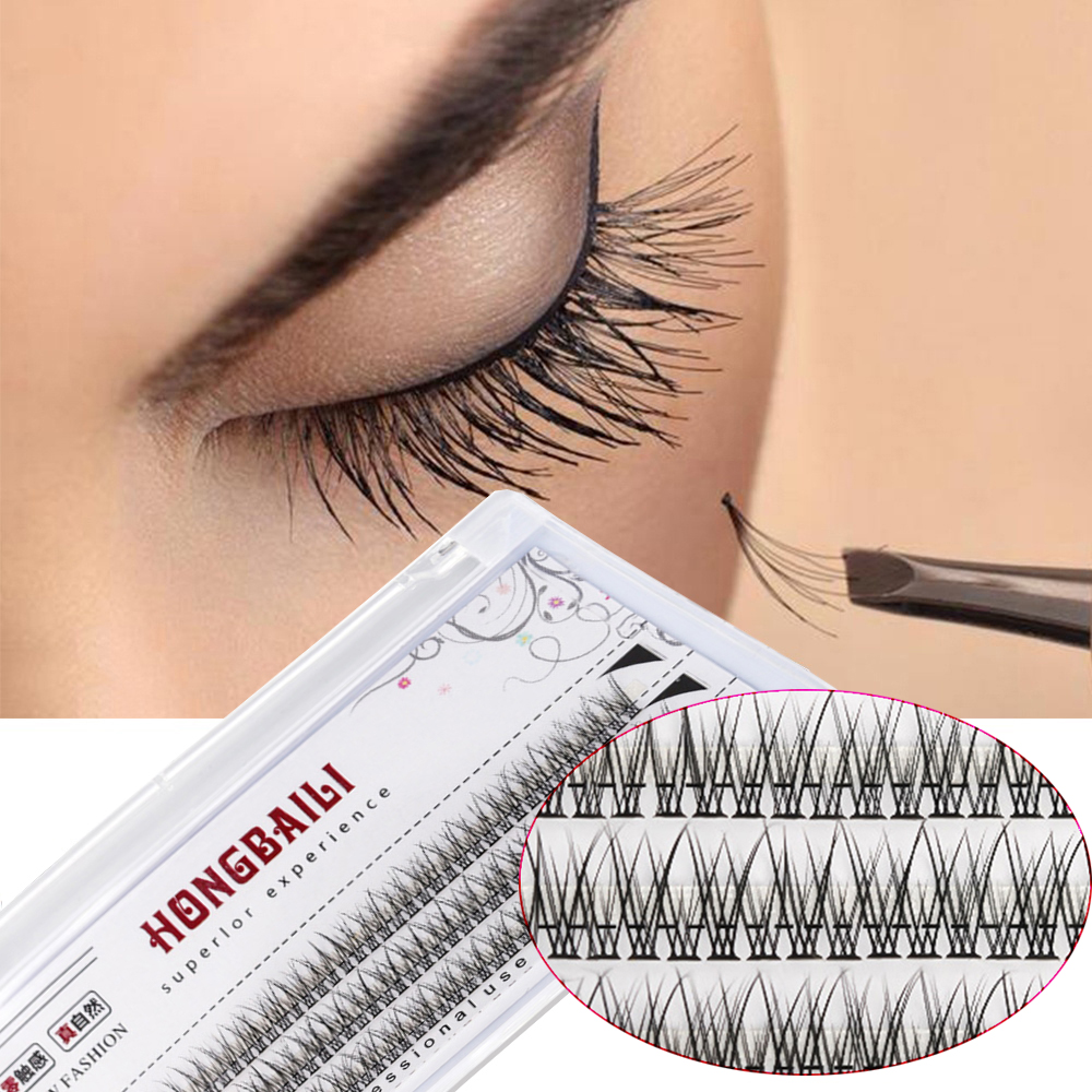 (Hàng Mới Về) Lông Mi Giả Mềm Mại Dày 0.07 8-14mm Kiểu Đuôi Cá Tự Nhiên