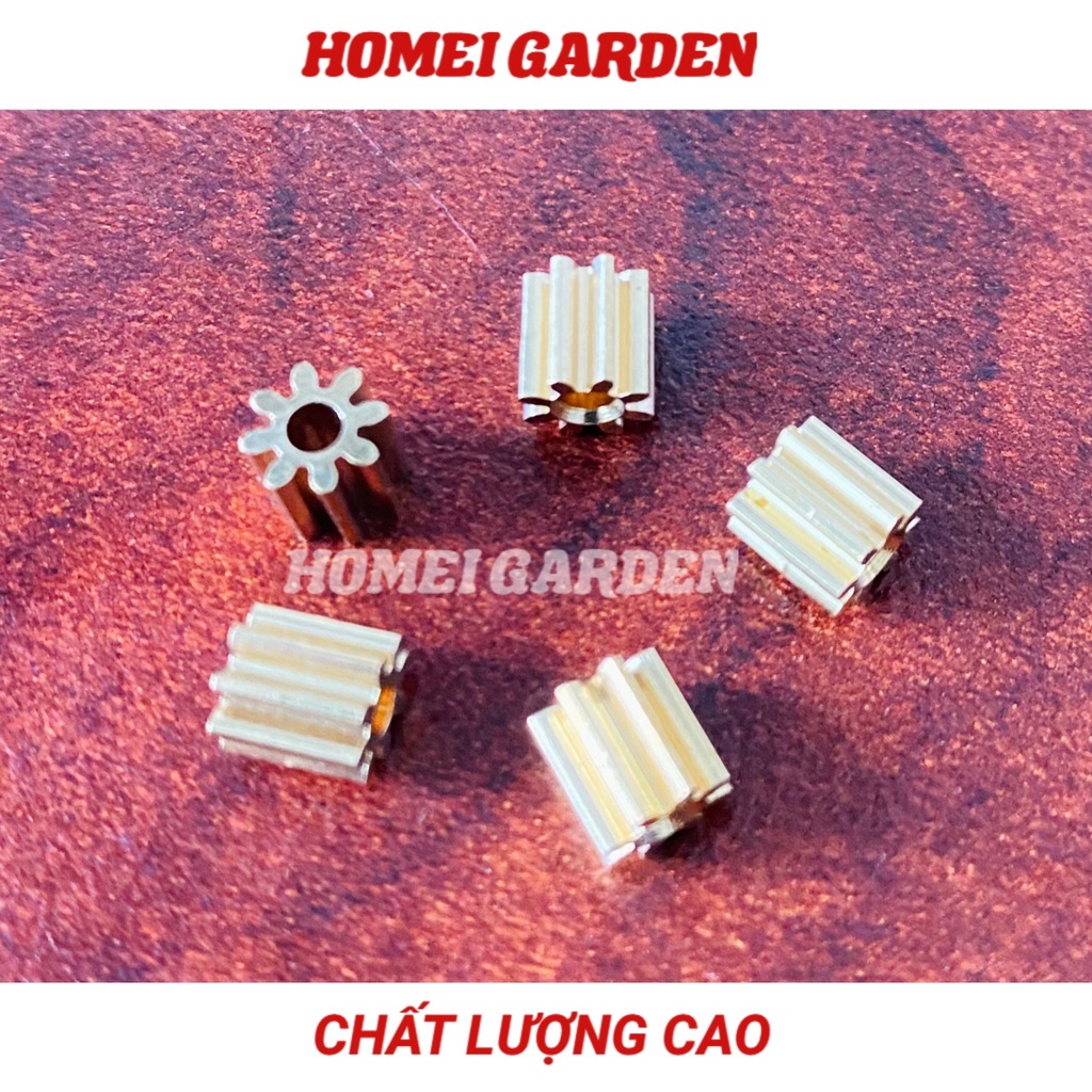 5 cái bánh răng kim loại trục 2mm 8 răng 82A bánh răng đồng chất lượng cao - HM0072