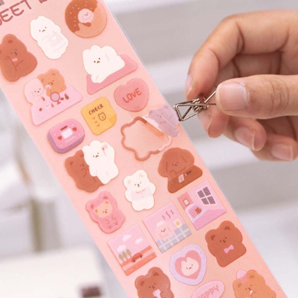 Bộ 2 Miếng Dán Trang Trí Sổ Tay / Nhật Ký Dễ Thương