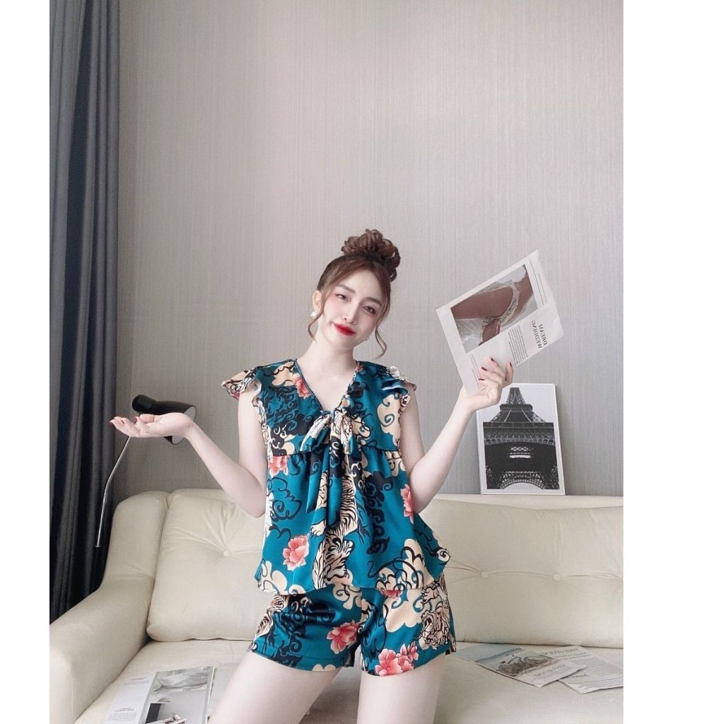 Đồ Ngủ Nữ BIGSIZE Đồ Ngủ Sexy lụa Satin Babydoll cao cấp mềm mại xinh xắn < 62KG | BigBuy360 - bigbuy360.vn
