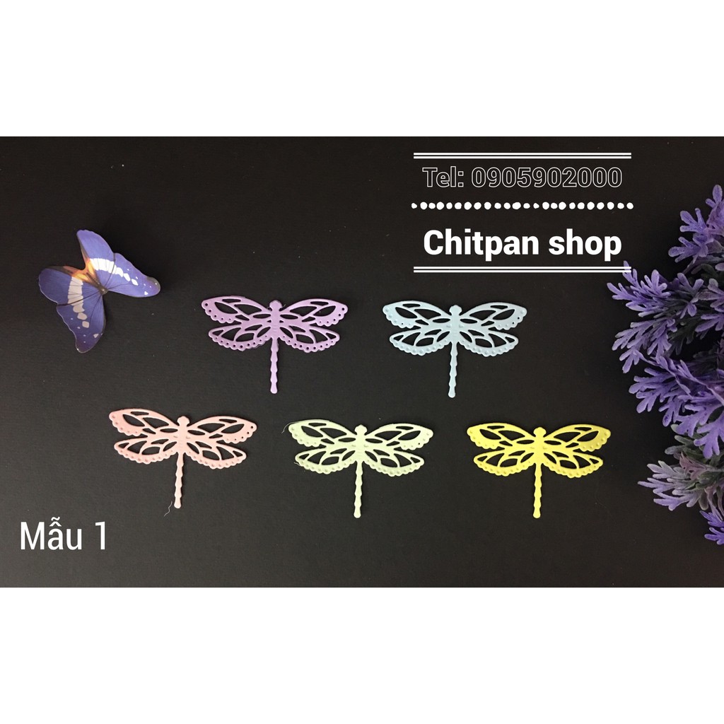 Set chuồn chuồn giấy 5 con
