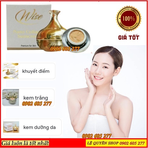 [CHÍNH HÃNG] Kem chống nắng Wise Nano Collagen Thái Lan