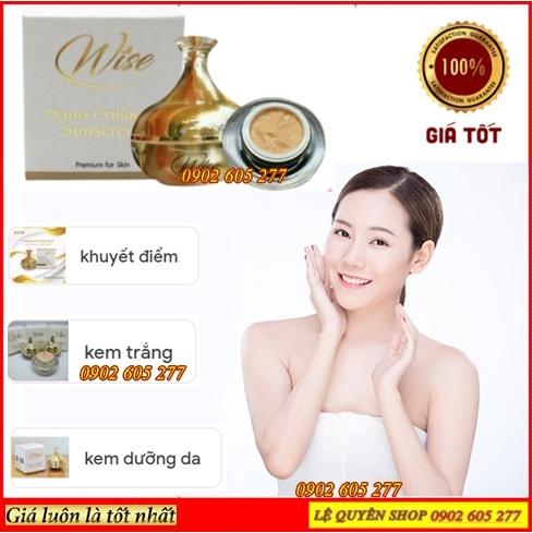 Kem chống nắng Wise Nano Collagen Thái Lan