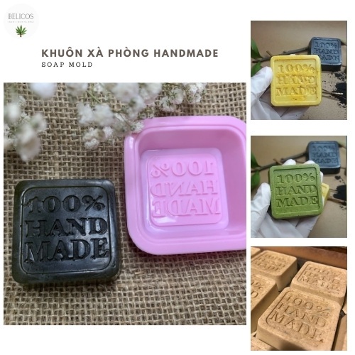Khuôn Silicone làm xà phòng handmade