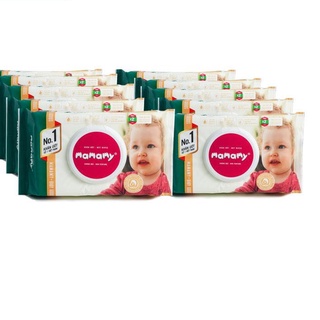 Combo 1 thùng/ 24 gói khăn ướt mamamy 100 tờ không mùi