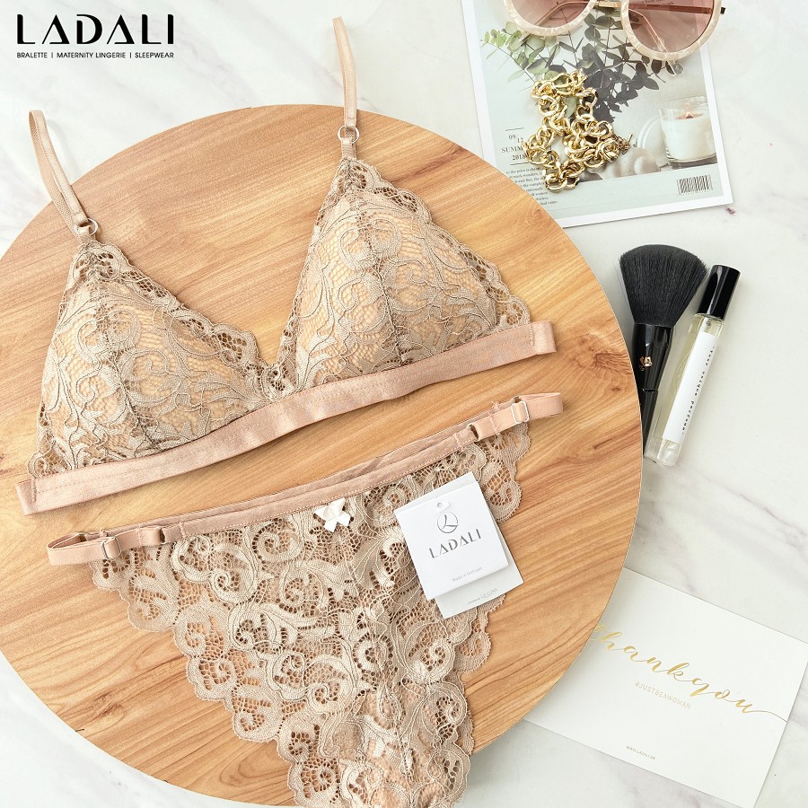 Bộ đồ lót ren mỏng không gọng sexy gợi cảm Ladali hàng thiết kế cao cấp | BigBuy360 - bigbuy360.vn