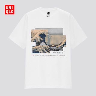 Áo Thun Uniqlo Tay Ngắn  In Hình UKIYOE MASTERS Cho Nam Và Nữ