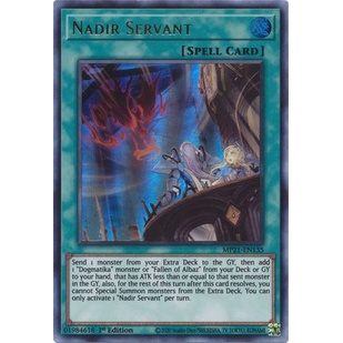 [Mã 155ELSALE giảm 7% đơn 300K] Thẻ bài Yugioh - TCG - Nadir Servant / MP21-EN135'