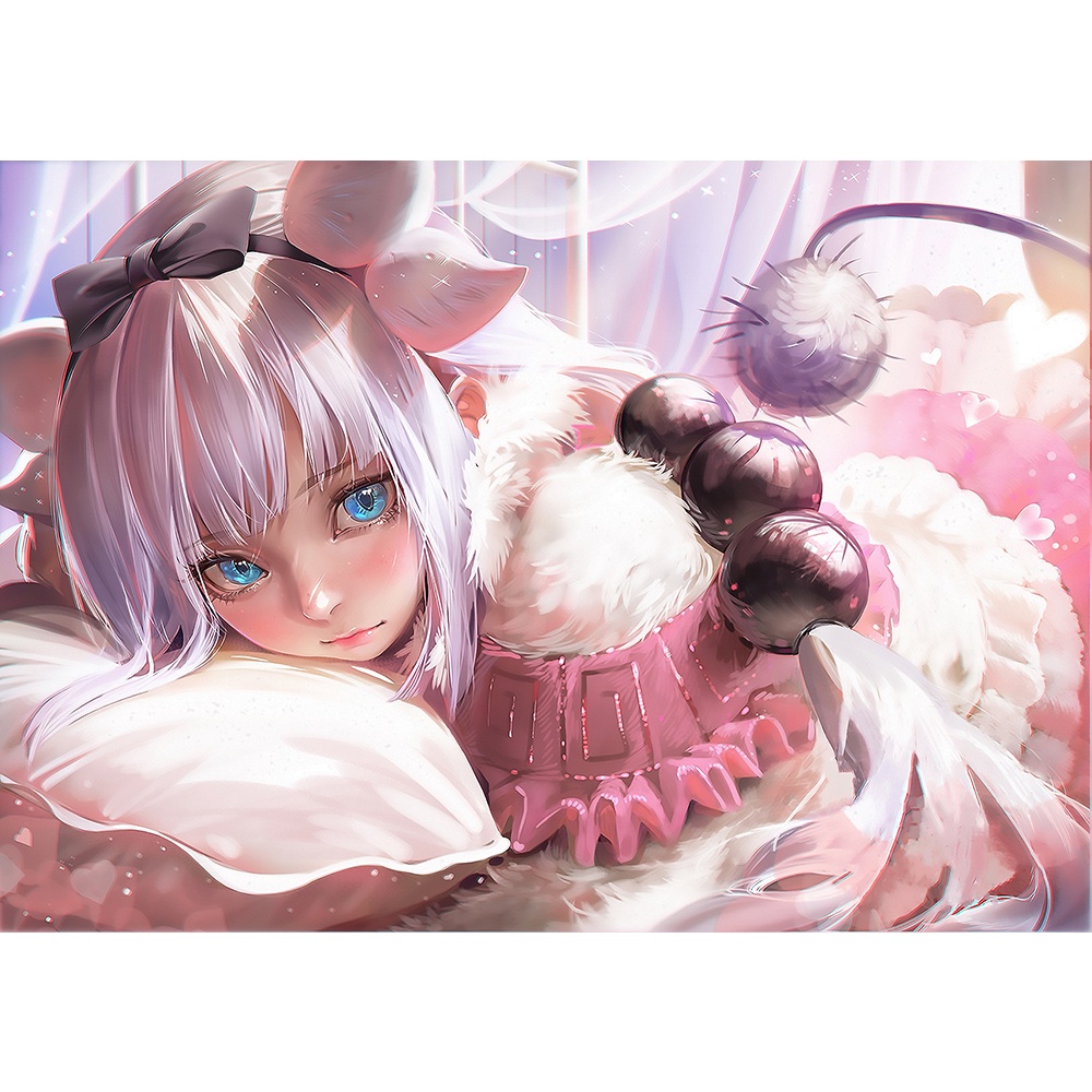 Poster A3 dán tường Anime, decal 30x42 trang trí có keo Miss Kobayashi Dragon Maid Wallpapers 1