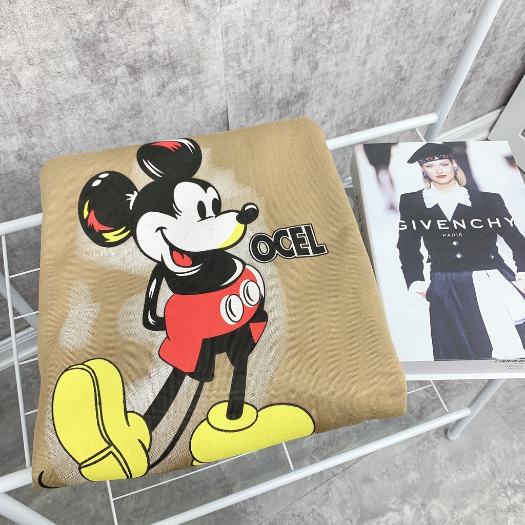 Áo nỉ Mickey lót bông Unisex phong cách Hàn Quốc H204