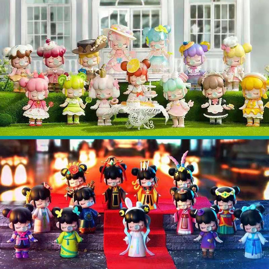 Mô hình nhân vật đồ chơi hoạt hình Nanci Ceci 3 series (Dreamland/ Hexi/Qingpingle) Ruolai (có bán lẻ)