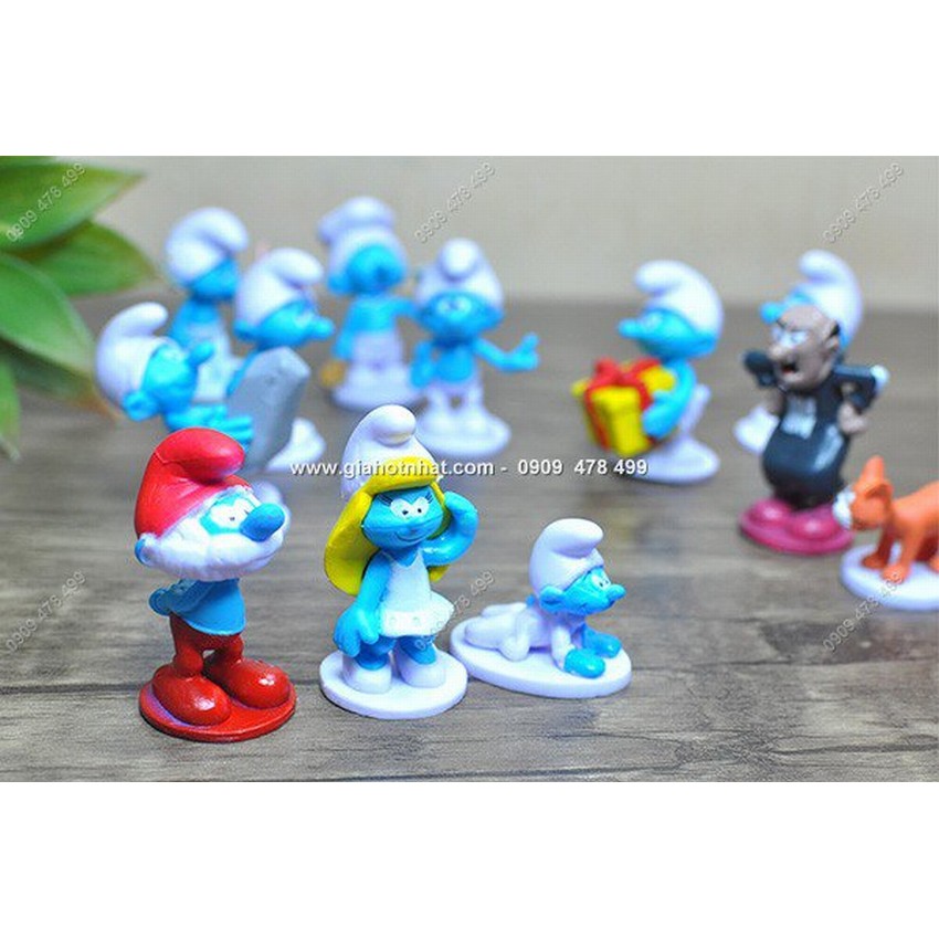 Bộ 12 Nhân Vật Xì Trum Và Phù Thủy Garmen - 7905