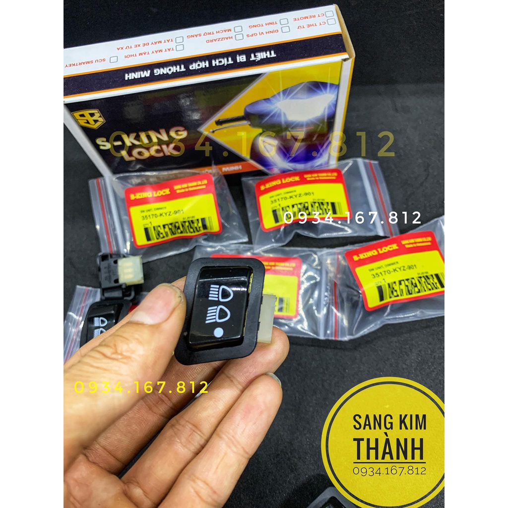 Công tắc tắt đèn xe máy 3 chế độ  Vision / Lead / Wave Alpha / Rsx / Blade - BH 12 THÁNG