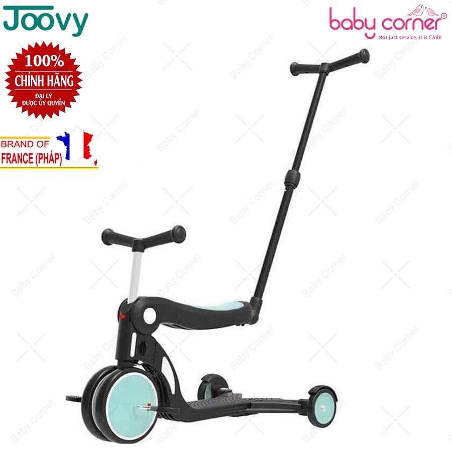 Xe 3 Bánh, Chòi Chân, Cân Bằng, Scooter 5 Trong 1 Joovy N5 Có Cần Đẩy