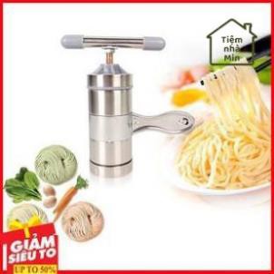 Máy Làm Bún, Mỳ Tươi Tại Nhà Bằng Inox, Tặng Kèm Bộ 5 Size Bún