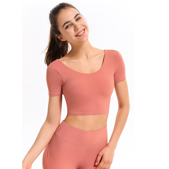 XẢ áo thun thể thao tập gym yoga có sẵn lot ngực LL01