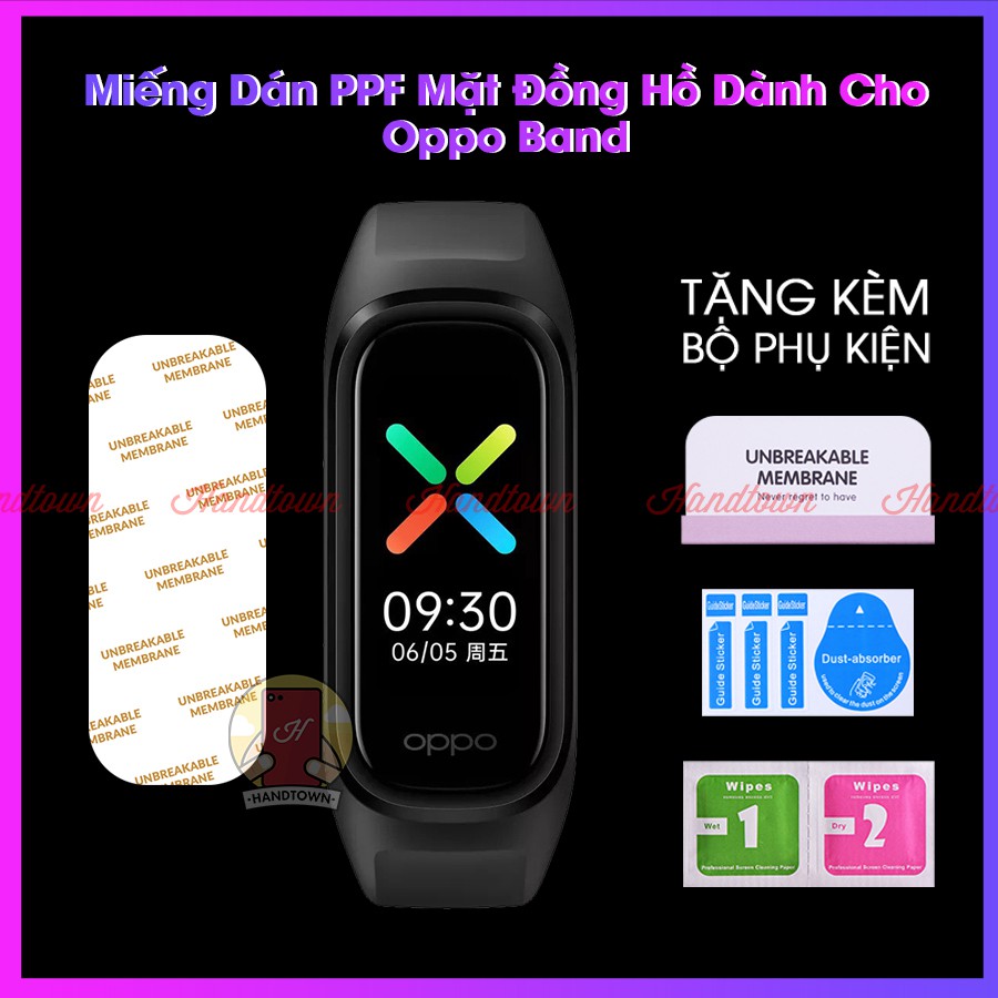 Miếng Dán Màn hình PPF NTPU Oppo Band Cường Lực Dẻo Trong Suốt Đồng Hồ Thông Minh Chống Trầy Xước Bảo Vệ Mặt Đồng Hồ