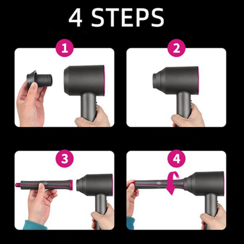Set 3 Lô Uốn Tóc Xoăn Dạng Thùng Dài Dành Cho Dyson Airwrap Supersonic