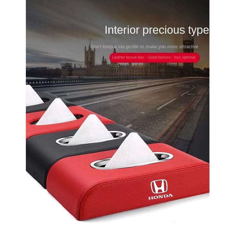 Phù Hợp Hộp Đựng Khăn Giấy Trang Trí Nội Thất Xe Hơi Honda Accord Civic Haoying Laifu CRV Fit XRV