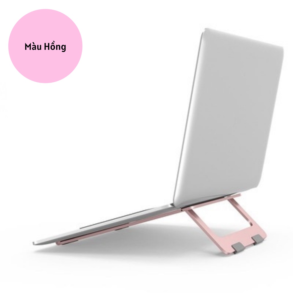 Giá Đỡ Dành Cho Laptop Macbook Để Bàn Chất Liệu Hợp Kim Nhôm Cao Cấp Hàng Nhập Khẩu Helios