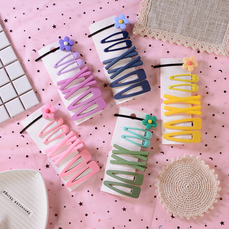 Set Kẹp Tóc 7 Món Siêu Xinh hàng mới (GIAO MÀU NGẪU NHIÊN)