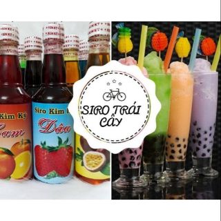Chai 300ml siro hoa quả (chai lẻ hình 2)