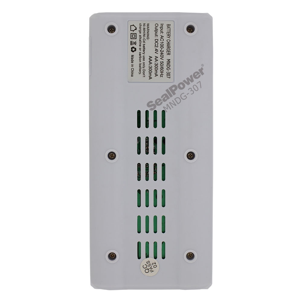 Máy sạc SealPower MNDG-307,sạc thông minh tự ngắt,4 kênh đôi,kèm pin sạc AA 2400mAh/ AAA1000mA