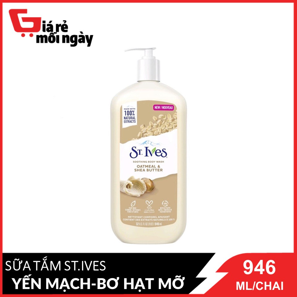 Sữa Tắm St.Ives Yến Mạch Và Bơ 946ml