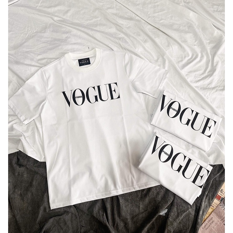 Áo thun Vogue cao cấp Áo thun in chữ cái cấp