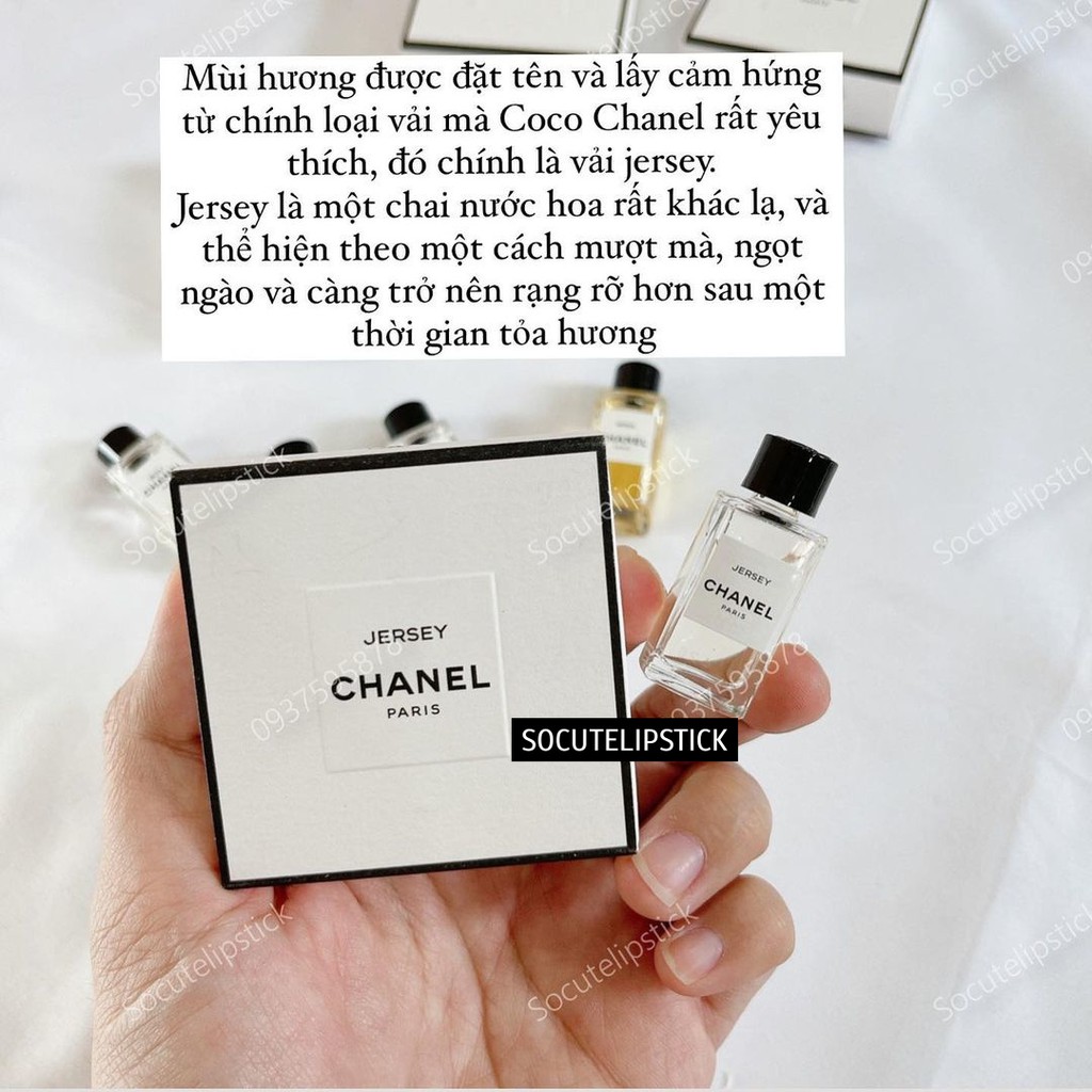 Nước hoa cao cấp Chaanel Misia - Boy - Jersey - Le Lion - Coromandel - Sycomore - 1957 - 1932 - Beige Mini fullbox 4ml