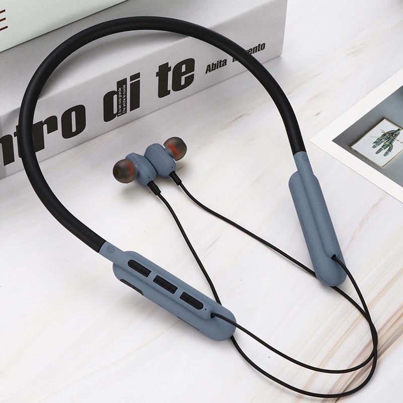 Tai Nghe Bluetooth 5.0 Không Dây Cổ Treo FM-528 Thể Thao Cao Cấp Êm Tai Chất Lượng Âm Thanh Nổi