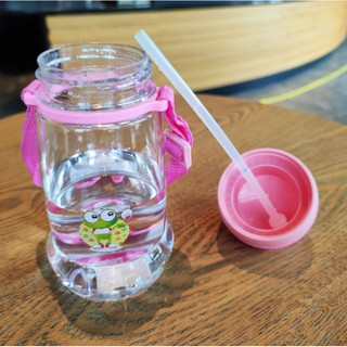 Bình nước ếch con 620ml siêu dễ thương