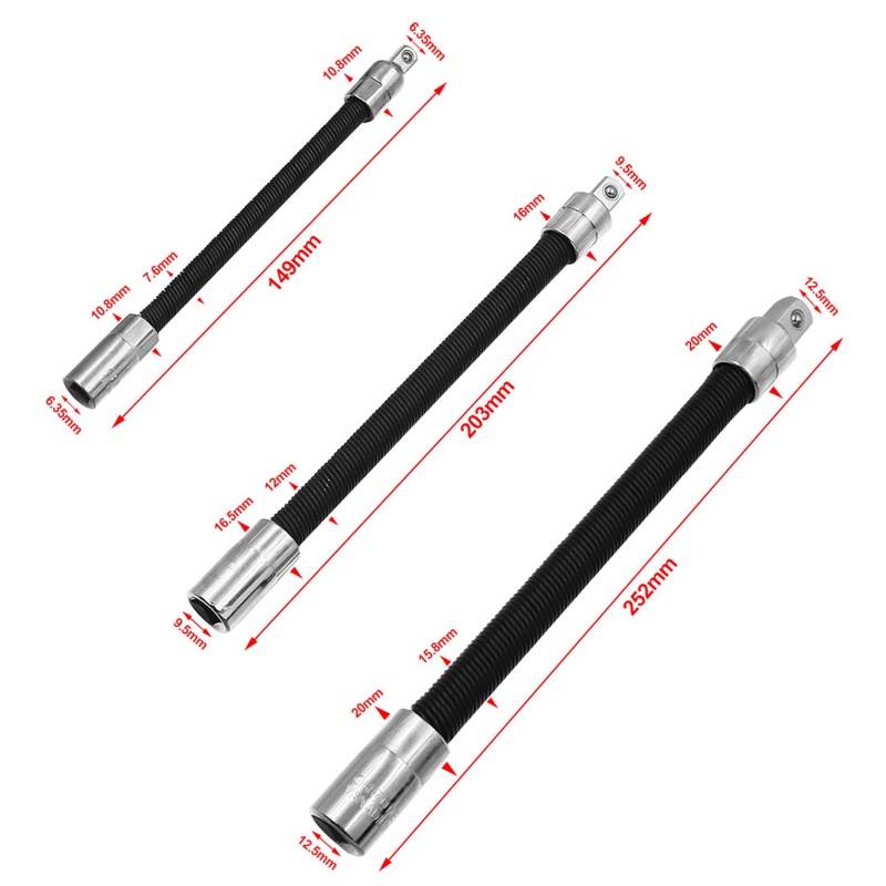 Trục Nối Dài Co Giãn 1 / 4 1 / 2 3 / 8 Chất Lượng Cao