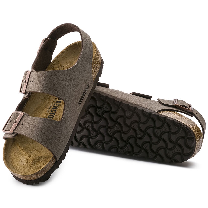 Dép Quai Ngang Nam BIRKENSTOCK  MILANO BCK634501 MÀU NÂU