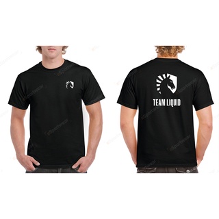 Áo thun dành cho game thủ - TEAM LIQUID - ĐEN