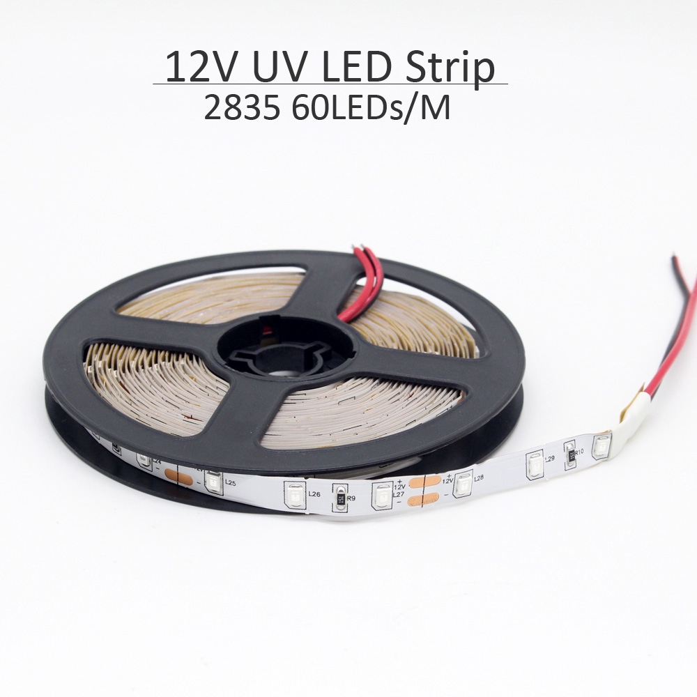 Smd2835 Đèn led uv 395-405nm 60leds 120leds Chống Nước 12vdc Cho Các Bữa Tiệc dj