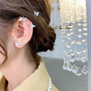 Bông Tai Đính Đá Chuẩn Bạc Ta Cao Cấp 100%