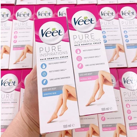 KEM TẨY LÔNG VEET PURE INSPIRATIONS HAIR REMOVAL CREAM 100ML