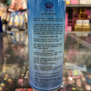 Keo xịt tóc PRINCE SAIGON 125ml