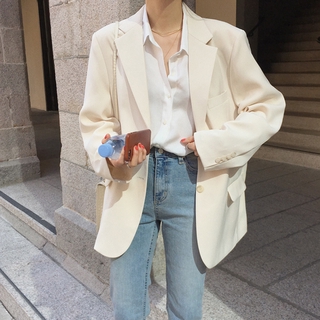 Áo khoác blazer dáng rộng phong cách hàn quốc 2020 dành cho nữ