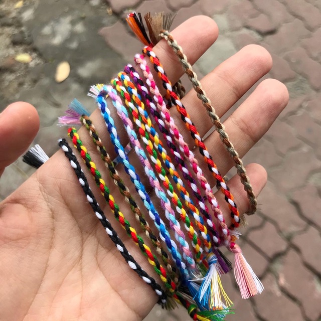 Vòng chỉ mix màu dây rút