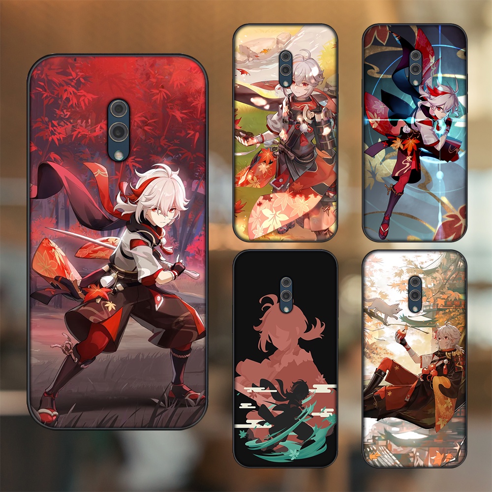 Ốp lưng Oppo K3 viền đen in hình Kazuha Genshin Impact