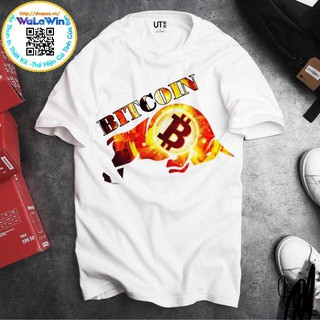 Áo thun tay ngắn đủ size mẫu Bitcoin 04