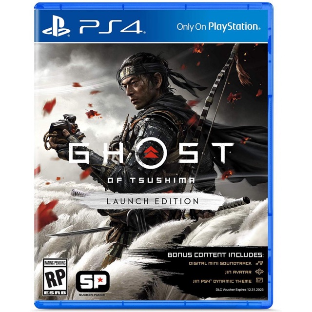 Đĩa Game PS4 : Ghost Of Tsushima