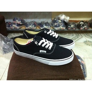 [ SALE % ] Giày Vans Classic Đen Trắng Full Tem mac