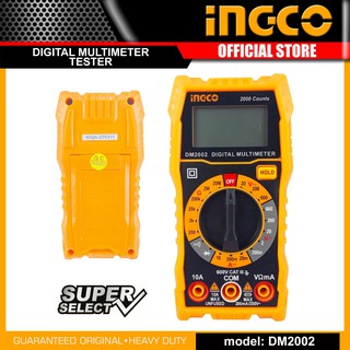 Đồng hồ đo điện vạn năng (2000 số đếm) ingco DM2002