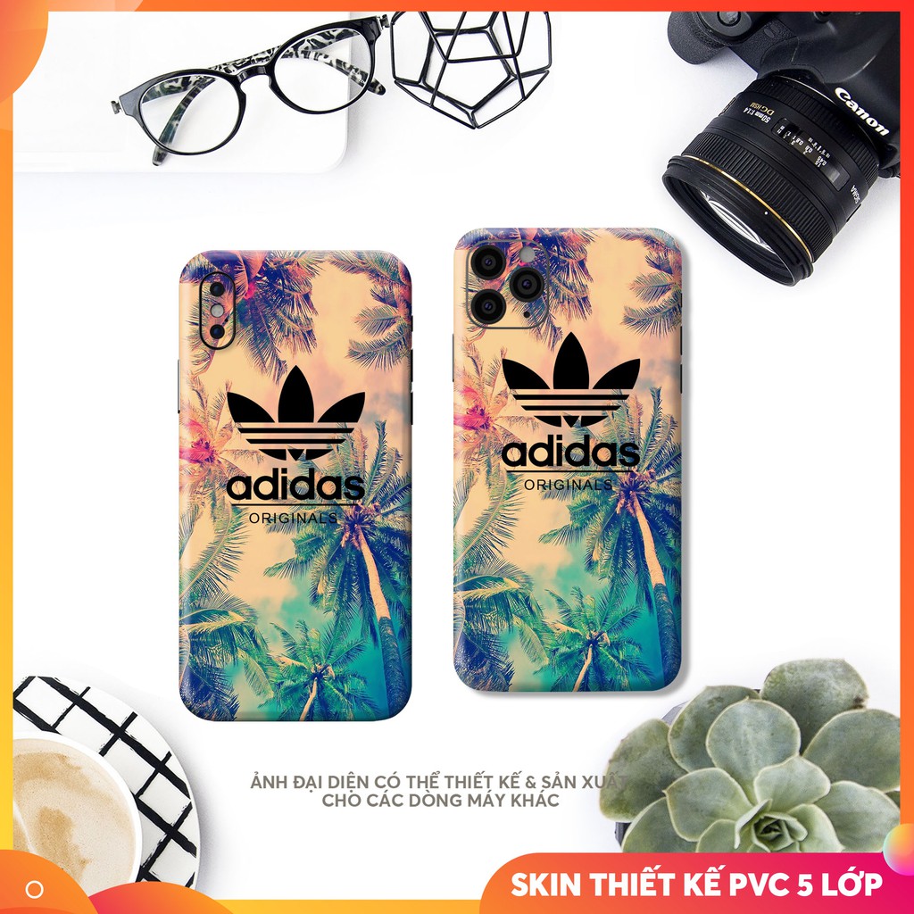 Dán Skin IPhone  Adidas 03 Lưng viền  | Skin IPhone 5 Lớp Chất Liệu Cao Cấp Chống Xước, Chống Thấm, Chống Bay Màu