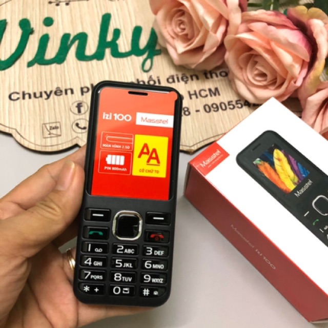 [Mã ELFLASH5 giảm 20K đơn 50K] [Freeship toàn quốc từ 50k] Điện Thoại Masstel izi 100 2sim thiết kế nhỏ gọn | BigBuy360 - bigbuy360.vn
