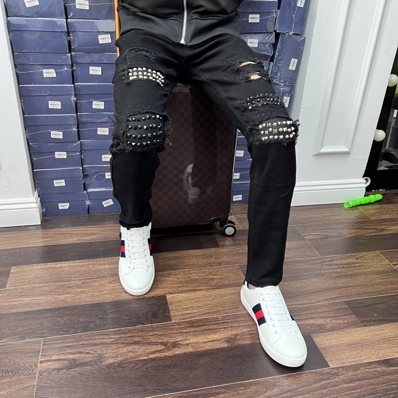 Quần Biker A.MI.RI Đính Đá Cao Cấp